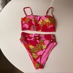 Aerie High Waisted Bikini Set
